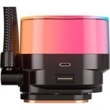 Corsair iCUE LINK TITAN 360 RX LCD RGB, Vandkøling Sort