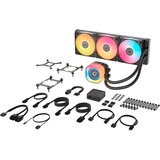Corsair iCUE LINK TITAN 360 RX LCD RGB, Vandkøling Sort