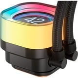 Corsair iCUE LINK TITAN 360 RX LCD RGB, Vandkøling Sort