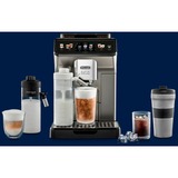 DeLonghi ECAM450.86.T, Kaffe/Espresso Automat Titanium/Sort