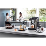DeLonghi ECAM450.86.T, Kaffe/Espresso Automat Titanium/Sort