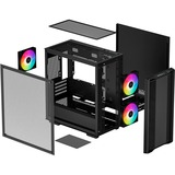DeepCool CC360 ARGB, Towerkabinet Sort