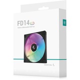 DeepCool FD14 ARGB 140x140x25 , Sag fan Sort