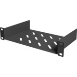 Digitus DN-10-TRAY-1-B tilbehør til rack Stativhylde, Det nederste rum Sort, Stativhylde, Sort, Stål, 25 kg, 1U, Tyrkiet