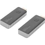 Digitus DS-55318, HDMI-udvidelse forlænger Sort/Sølv