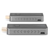 Digitus DS-55318, HDMI-udvidelse forlænger Sort/Sølv