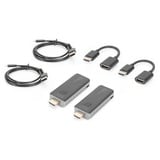 Digitus DS-55318, HDMI-udvidelse forlænger Sort/Sølv
