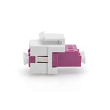 Digitus LWL kobling, duplex, LC > LC stik, multimode OM4 Violet
