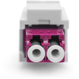 Digitus LWL kobling, duplex, LC > LC stik, multimode OM4 Violet
