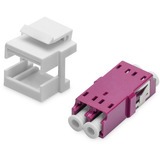 Digitus LWL kobling, duplex, LC > LC stik, multimode OM4 Violet