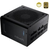 FSP ADVAN GM 1000W enhed til strømforsyning 20+4 pin ATX ATX Sort, PC strømforsyning 1000 W, 100 - 240 V, 6 A, Aktiv, 100 W, 1000 W