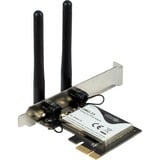 Inter-Tech DMG-33 Intern WLAN 1300 Mbit/s, Wi-Fi-adapter Intern, Trådløs, PCI Express, WLAN, Wi-Fi 5 (802.11ac), 1300 Mbit/s