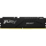 Kingston FURY FURY Beast hukommelsesmodul 8 GB 1 x 8 GB DDR5 5600 Mhz Sort, 8 GB, 1 x 8 GB, DDR5, 5600 Mhz, 288-pin DIMM