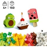 LEGO Classic Kreative madvenner, Bygge legetøj Byggesæt, 4 År, Plast, 150 stk, 181 g