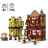 LEGO Harry Potter Kvalitetsudstyr til Quidditch™ og Iscafé, Bygge legetøj Byggesæt, 8 År, Plast, 795 stk, 980 g
