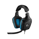 Logitech G432 Headset 3,5 mm stik Sort, Blå, Gaming headset Sort/Blå, Headset, Headset, Spil, Sort, Blå, Binaural, Ledningsført