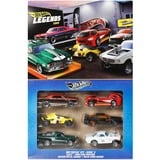 Mattel 1:64 metalstøbte legetøjsbiler og trucks, sæt med 6 HW Legends-køretøjer (modeller kan variere) [kun i Walmart], Spil køretøj sæt med 6 HW Legends-køretøjer (modeller kan variere) [kun i Walmart], Køretøjssæt, 3 År, Metal, Flerfarvet