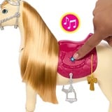 Mattel Mysteries: The Great Horse Chase Interaktiv legetøjshest med lyde, musik og tilbehør, Spil figur musik og tilbehør, 3 År, Pige, Klingende, 302 mm, 506 g, Flerfarvet