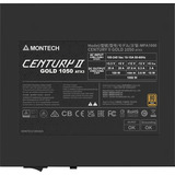 Montech MONTECH Century II 1050w Gold, PC strømforsyning Sølv
