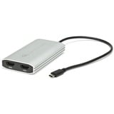 OWC Adapter Thunderbolt 3 > Dobbelt HDMI 4K Sølv/Sort