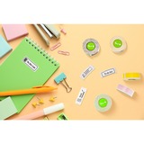Peach PE103 Hvid Printer Etiketter Hvid, Direkte termisk, Bisphenol A (BPA), 1,4 cm, 4 cm, 180 stk