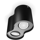 Philips Hue White Ambiance Pillar dobbeltspot, LED lys Sort