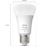 Philips Hue White & Color Ambiance Starter-Set: E27 Smart lampe A60 dobbeltpakke, LED-lampe 