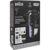 Procter & Gamble AIO7540 Sort, Blå 14 Lithium-Ion (Li-Ion), Hår Trimmer mørkeblå/Sort, Sort, Blå, 0,5 mm, 2,1 cm, Universel, Batteri, 120 min.
