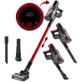 ProfiCare Ledningsfri støvsuger PC-BS 3136 A, Skaft støvsuger antracit/Rød