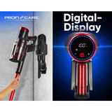 ProfiCare Ledningsfri støvsuger PC-BS 3136 A, Skaft støvsuger antracit/Rød