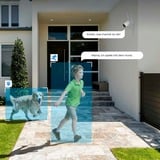 Reolink W330 Kugle (form) IP-sikkerhedskamera Indendørs & udendørs 3840 x 2160 pixel Væg, Overvågningskamera Hvid/Sort, IP-sikkerhedskamera, Indendørs & udendørs, Kabel & trådløs, Google Assistant, Væg, Hvid