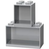 Room Copenhagen LEGO Regal Brick Shelf 8+4, Set, Hylde Lys grå