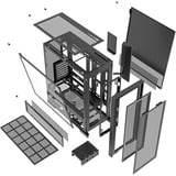 Silentware AIR2000BLACK, Towerkabinet Sort