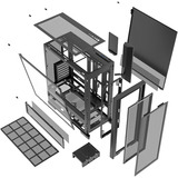 Silentware Air 2000 ARGB, Towerkabinet Sort