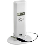 TFA WeatherHub smart home miljømæssig sensor Trådløs, Vejrstation Hvid, Fugtighed, Temperatur, Trådløs, Wi-Fi, 868 Mhz, -50 - 110 °C, LCD