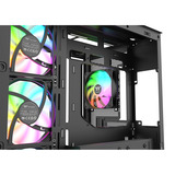 Thermaltake CA-1Z2-00M1WN-WS, Towerkabinet Sort/træ