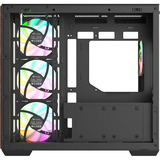 Thermaltake CA-1Z2-00M1WN-WS, Towerkabinet Sort/træ