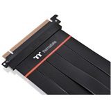 Thermaltake PCI-E 4.0 Extender 600mm 0,6 m, Forlængerledning Sort, 0,6 m, PCI-E x16 (Gen 3.0), PCI-E x16 (Gen 3.0), Hanstik, Hanstik, Lige