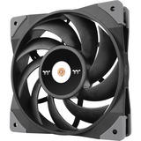 Thermaltake TOUGHFAN 14 Computerkabinet Ventilator 14 cm Sort 2 stk, Sag fan Sort, Ventilator, 14 cm, 500 rpm, 2000 rpm, 33,2 dB, 119,1 kubikfod/min.