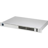 Ubiquiti UniFi USW-PRO-24 netværksswitch Administreret L2/L3 Gigabit Ethernet (10/100/1000) Sølv grå, Administreret, L2/L3, Gigabit Ethernet (10/100/1000), Stativ-montering