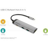 Verbatim 49140 dockingstation USB 3.2 Gen 1 (3.1 Gen 1) Type-C, USB hub Sølv/Sort, USB 3.2 Gen 1 (3.1 Gen 1) Type-C, USB 3.2 Gen 1 (3.1 Gen 1) Type-C, Metal, USB, 3 A, 5 - 40 °C