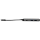 Verbatim 49140 interface hub USB 3.2 Gen 1 (3.1 Gen 1) Type-C, USB hub Sølv/Sort, USB 3.2 Gen 1 (3.1 Gen 1) Type-C, USB 3.2 Gen 1 (3.1 Gen 1) Type-C, Metal, 0,015 m, USB, 5 - 20 V