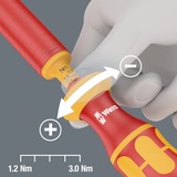 Wera Kraftform Kompakt VDE 16 Torque extra slim 1 Tool Finder, 16 dele, Skruetrækker Rød/Gul