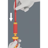 Wera Kraftform Kompakt VDE 16 Torque extra slim 1 Tool Finder, 16 dele, Skruetrækker Rød/Gul