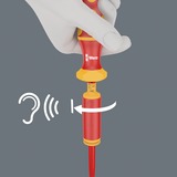 Wera Kraftform Kompakt VDE 16 Torque extra slim 1 Tool Finder, 16 dele, Skruetrækker Rød/Gul