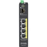Zyxel RGS100-5P Ikke administreret L2 Gigabit Ethernet (10/100/1000) Strøm over Ethernet (PoE) Sort, Switch Ikke administreret, L2, Gigabit Ethernet (10/100/1000), Strøm over Ethernet (PoE), Stativ-montering, Kan monteres på væggen