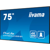 iiyama LH7565UHSB-B1, Offentlig visning Sort