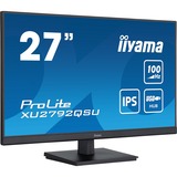 iiyama XU2792QSU-B6, LED-skærm Sort (mat)