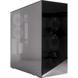 ARCTIC Xtender VG (Mirror Black) Midi Tower Sort, Towerkabinet Sort, Midi Tower, PC, Sort, EATX, Metal, Hærdet glas, Spil