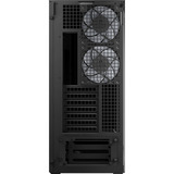 ARCTIC Xtender VG (Mirror Black) Midi Tower Sort, Towerkabinet Sort, Midi Tower, PC, Sort, EATX, Metal, Hærdet glas, Spil